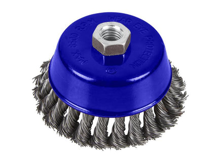 BlueSpot Tools Twist Knot Cup Brush 100mm M14 X 2 B/S19216