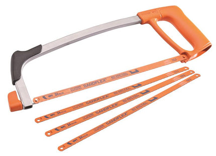 Bahco 317 Hacksaw 300mm (12in) with 3 Extra Blades Free