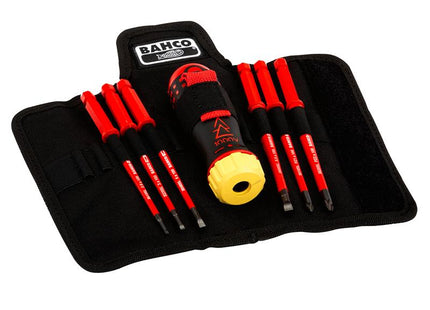 Bahco Insulated Ratcheting Screwdriver Set, 6 Piece 