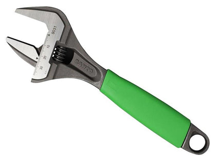 Bahco 9031 Ergo Extra Wide Jaw Adjustable Wrench Phosphate Green 218Mm