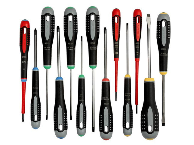 Bahco BE-9875 ERGO™ Screwdriver Set, 13 Piece 