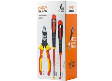 Bahco Original VDE Screwdriver & Plier Set BAHVDESDPSET