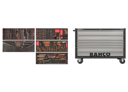 Bahco XXL Tool Trolley General Purpose Tool Kit, 488 Piece - MPN XXL - Organise Your Tools Efficiently