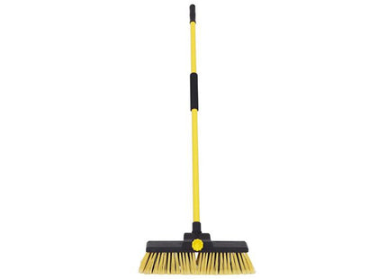 Bulldozer Heavy-Duty Broom Clipped With Handle 355Mm (14In)