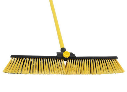 Bulldozer Heavy-Duty Broom Clipped With Handle 600Mm (24In)