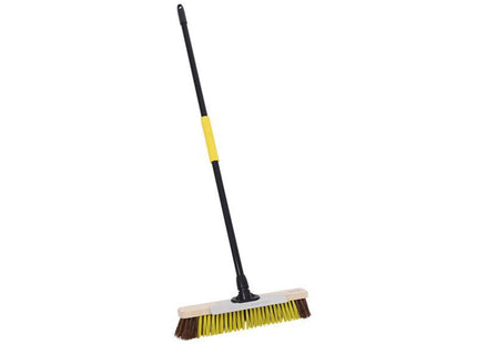 Bulldozer Dual Fill Bass/Pet Broom With Metal Scraper 457Mm (18In)