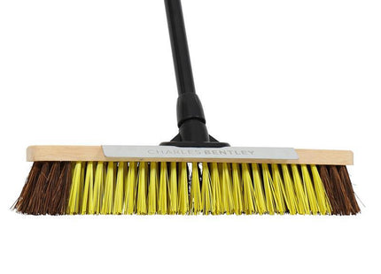 Bulldozer Dual Fill Bass/Pet Broom With Metal Scraper 457Mm (18In)