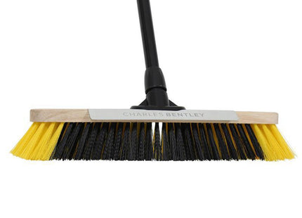 Bulldozer Dual Fill Soft Pet Broom With Metal Scraper 457Mm (18In)