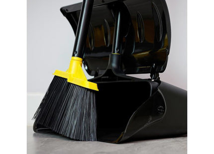 Bulldozer Heavy-Duty Long Handled Dustpan And Brush Set
