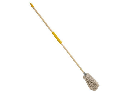 Bulldozer Cotton Mop And Soft Grip Wooden Handle
