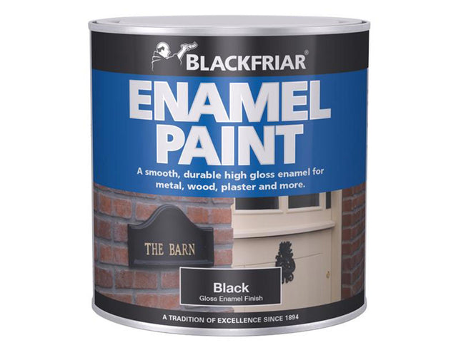 Blackfriar Enamel Paint Gloss Black 125Ml