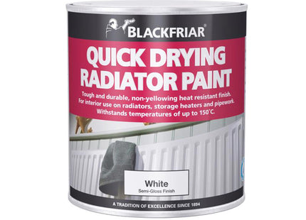 Blackfriar Quick Dry Radiator Paint White 250Ml