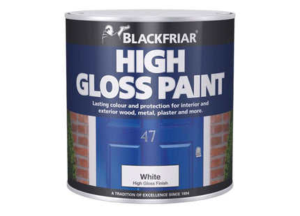 Blackfriar Gloss Paint Brilliant White 500Ml