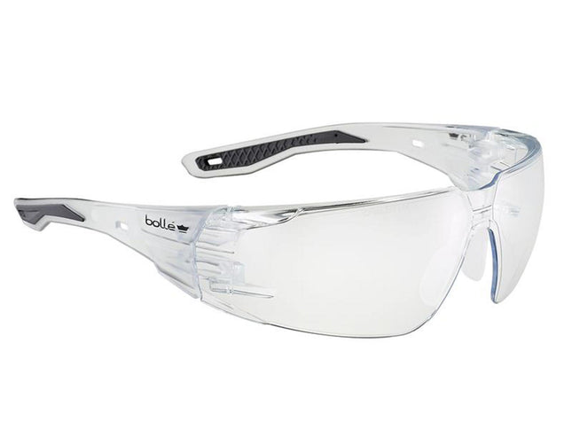 Bolle Safety Rush 2.0 Platinum Lite Safety Glasses - Clear