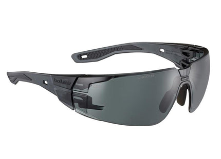 Bolle Safety Rush 2.0 Platinum Lite Safety Glasses - Smoke