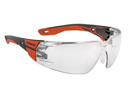 Bolle Safety Rush+ 2.0 Platinum Safety Glasses - Clear