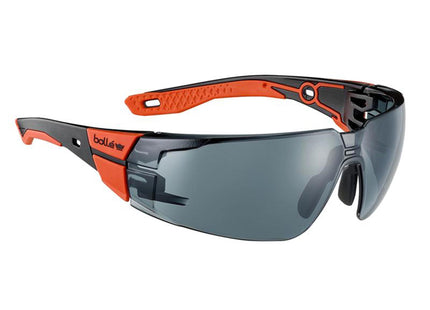Bolle Safety Rush+ 2.0 Platinum Safety Glasses - Smoke