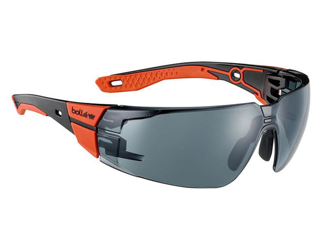 Bolle Safety Rush+ 2.0 Platinum Safety Glasses - Smoke