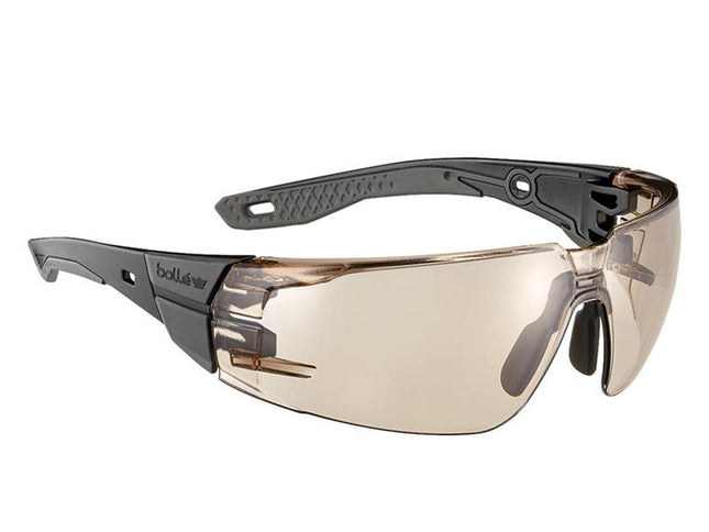 Bolle Safety Rush+ 2.0 Platinum Safety Glasses - Copper