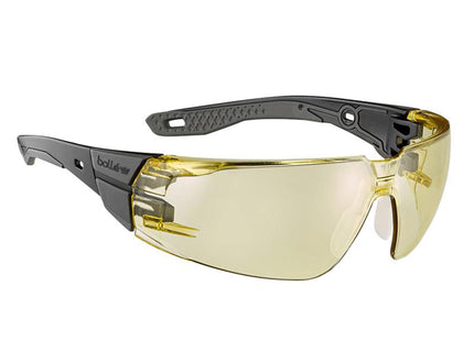 Bolle Safety Rush+ 2.0 Platinum Safety Glasses - Amber