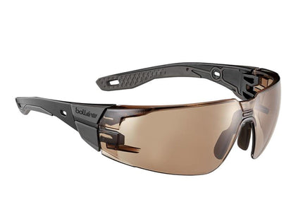 Bolle Safety Rush+ 2.0 Platinum Safety Glasses - Bronze
