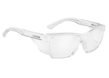 Bolle Safety Stks 420 Crystal Frame Safety Glasses - Clear