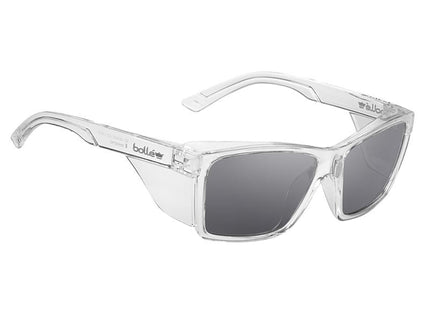 Bolle Safety Stks 420 Crystal Frame Safety Glasses - Smoke