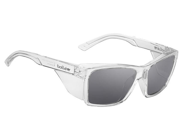 Bolle Safety Stks 420 Crystal Frame Safety Glasses - Smoke