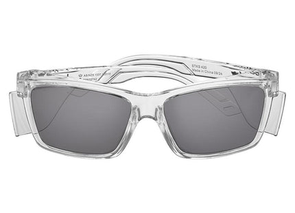 Bolle Safety Stks 420 Crystal Frame Safety Glasses - Smoke
