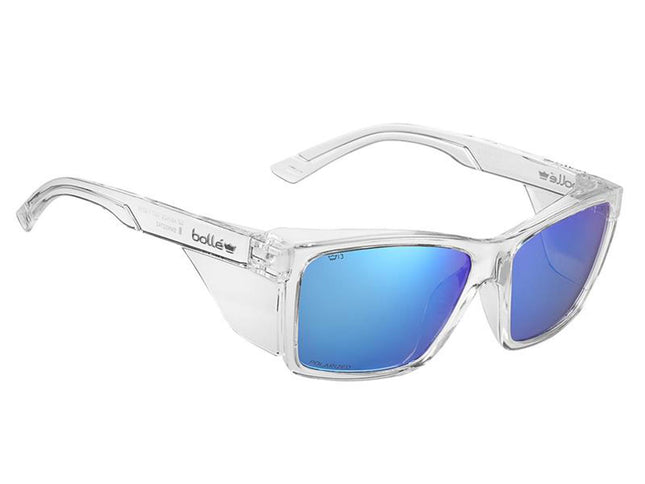 Bolle Safety Stks 420 Crystal Frame Safety Glasses - Flash