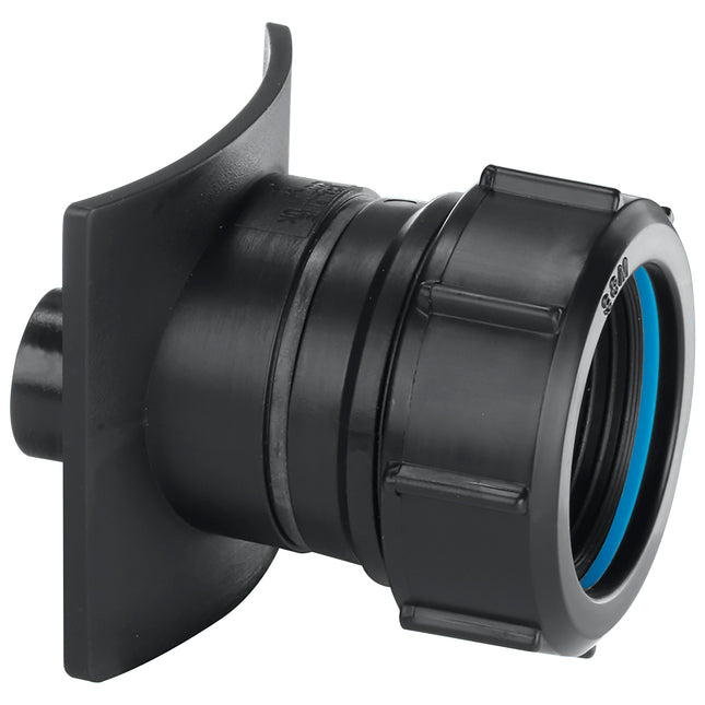 McAlpine 90mm x 1.25" 2 Piece Cast Iron Soil Pipe Boss Connector