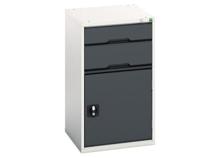 Bott Verso 2 Drawer + Cupboard 900 X 525Mm Anthracite Grey