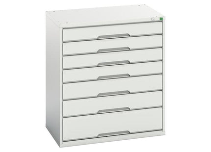 Bott Verso 7 Drawer Cabinet 800 X 900Mm Light Grey
