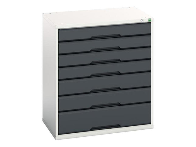 Bott Verso 7 Drawer Cabinet 800 X 900Mm Anthracite Grey