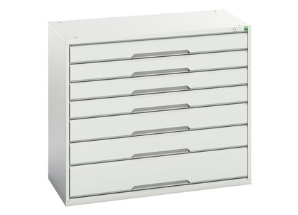 Bott Verso 7 Drawer Cabinet 1050 X 900Mm Light Grey