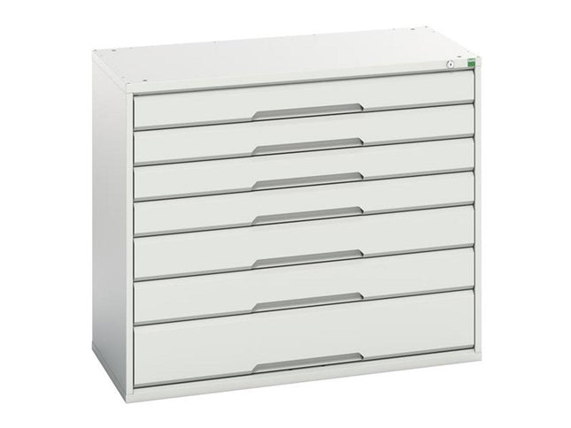 Bott Verso 7 Drawer Cabinet 1050 X 900Mm Light Grey