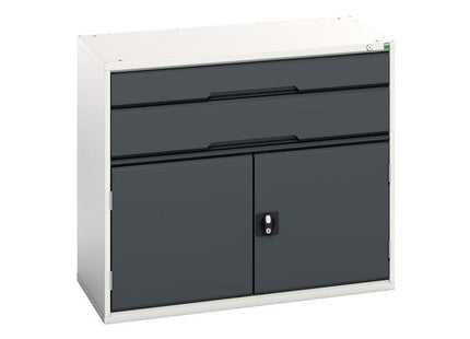 Bott Verso 2 Drawer + Cupboard 900 X 1050Mm Anthracite Grey
