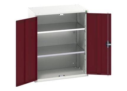 Bott Verso 2 Shelf Cupboard 800Mm Crimson Red