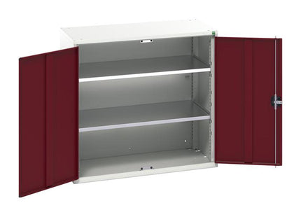 Bott Verso 2 Shelf Cupboard 1050Mm Crimson Red