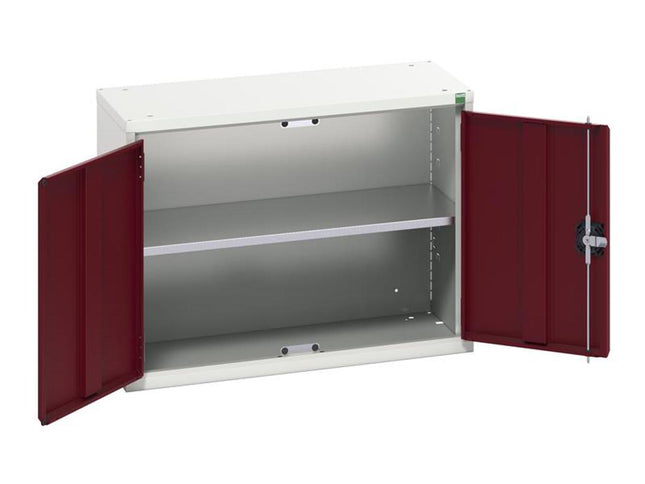Bott Verso Economy Wall Cupboard 1 Shelf 800Mm Crimson Red