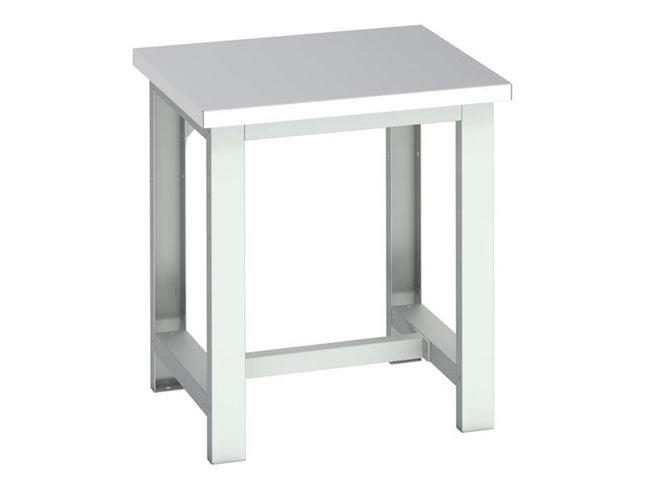 Bott Cubio Basic Bench, Stainless Steel Clad Top 750 X 750Mm