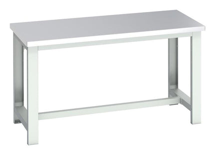 Bott Cubio Basic Bench, Stainless Steel Clad Top 1500 X 750Mm