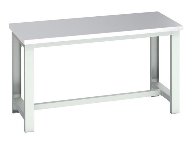 Bott Cubio Basic Bench, Stainless Steel Clad Top 1500 X 750Mm