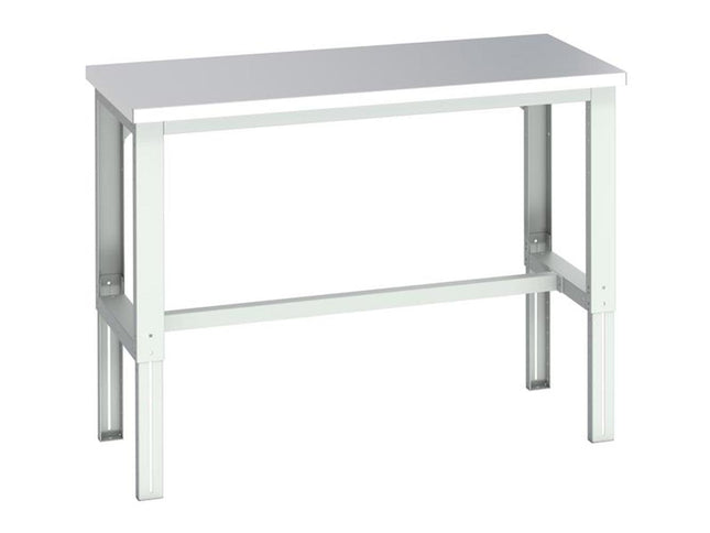 Bott Cubio Adjustable Bench, Stainless Steel Clad Top 1500 X 750Mm