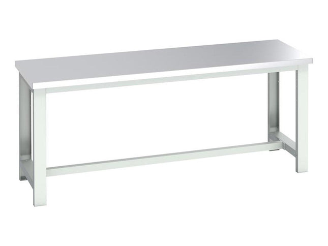 Bott Cubio Basic Bench, Stainless Steel Top 2000 X 750Mm