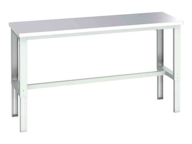 Bott Cubio Adjustable Bench, Stainless Steel Clad Top 2000 X 750Mm