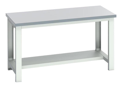 Bott Cubio Bench With Half Shelf, Esd Laminate Clad Top 1500 X 750Mm