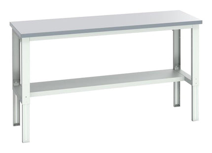 Bott Cubio Adjustable Bench With Half Shelf, Laminate Top 2000 X 750Mm