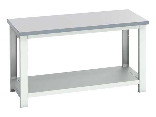 Bott Cubio Bench With Shelf, Laminate Top 1500 X 750Mm