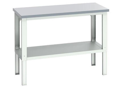 Bott Cubio Adjustable Bench With Shelf, Esd Laminate Top 1500 X 750Mm